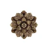 Décoration murale fleur dorée 13,5 cm, Emdé