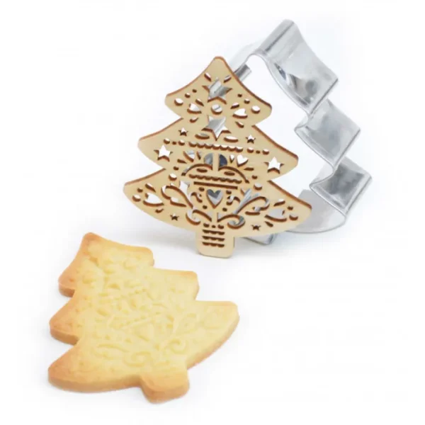 Découpoir + embosseur bois Sapin, ScrapCooking