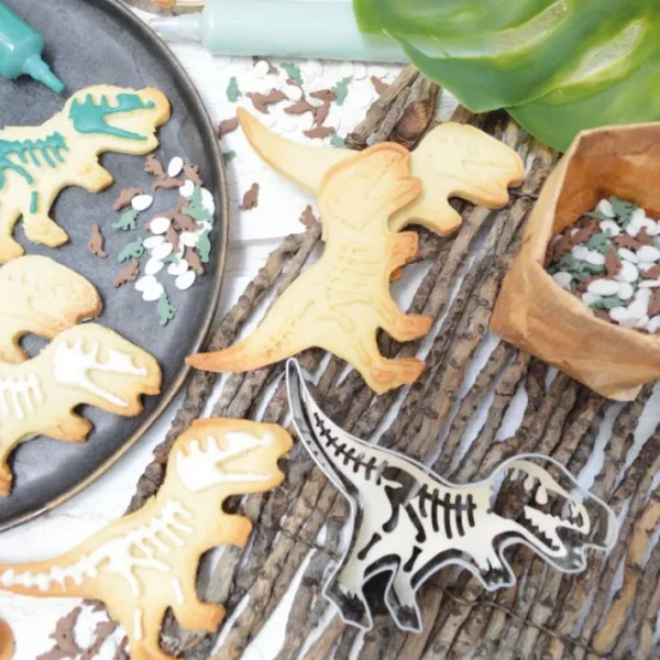 Découpoir + embosseur bois Dinosaure, Scrapcooking