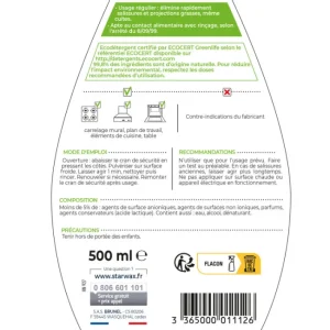 Dégraissant express pour cuisines Soluvert 500 ml, Starwax