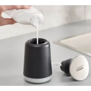 Distributeur de savon hygiénique noir, Joseph Joseph