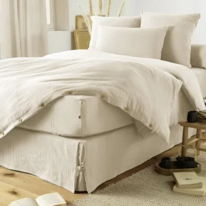 Drap housse Gaïa Pampa en gaze de coton, L'effet papillon