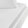 Drap Housse Soft Percale Blanc, Sensei