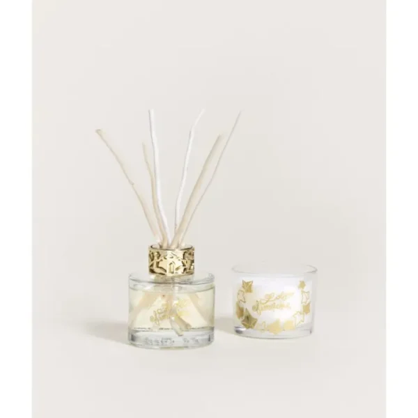Duo mini Bouquet & Bougie Lolita Lempicka Transparent, Maison Berger