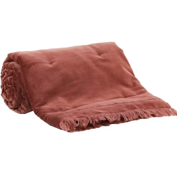 Edredon 80 x 200 Mumbay Bois de Rose, Sud Etoffe