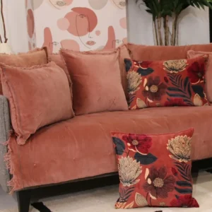 Edredon 80 x 200 Mumbay Bois de Rose, Sud Etoffe