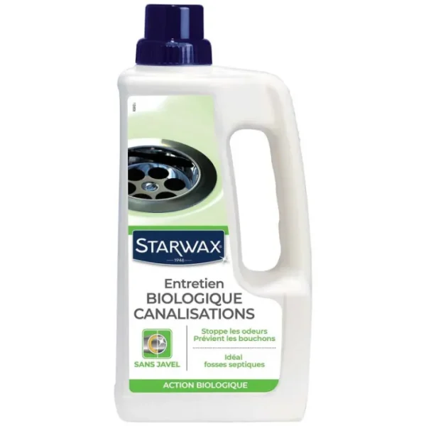 Entretien Biologique Canalisations sans Javel, Starwax