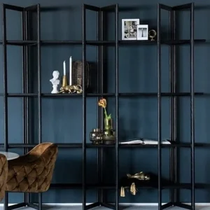 Etagère en Chêne Noir 240 x 229 cm, Eleonora BV