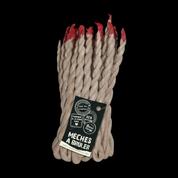 Fagot de mèches à brûler, mas du roseau