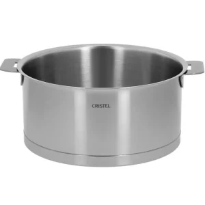 Faitout 22cm inox Strate amovible, Cristel