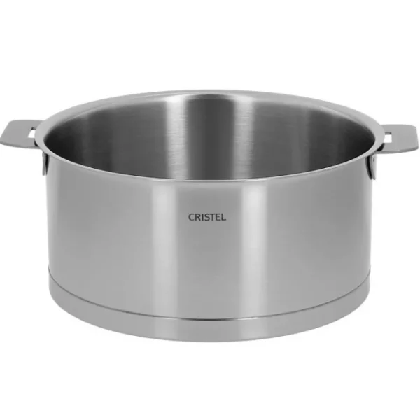 Faitout 22cm inox Strate amovible, Cristel
