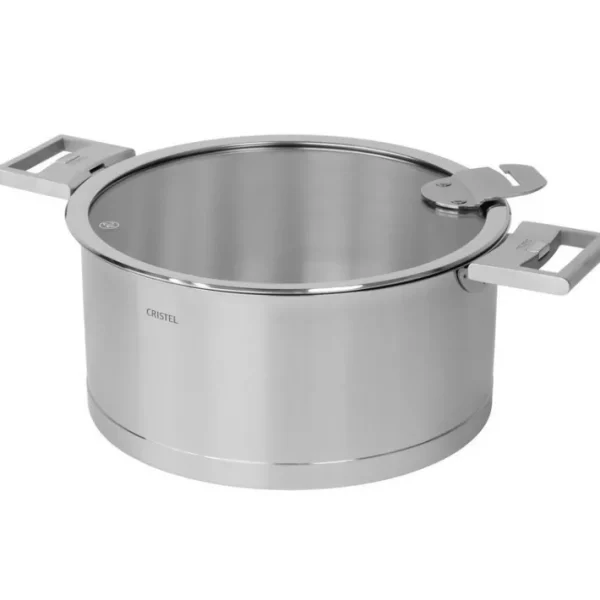 Faitout 22cm inox Strate amovible, Cristel