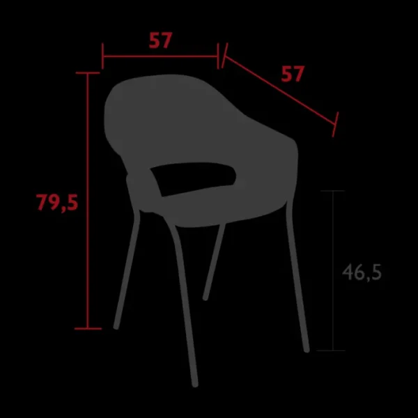 Fauteuil Kate, Fermob