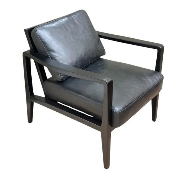Fauteuil Nieuport cuir, Siba