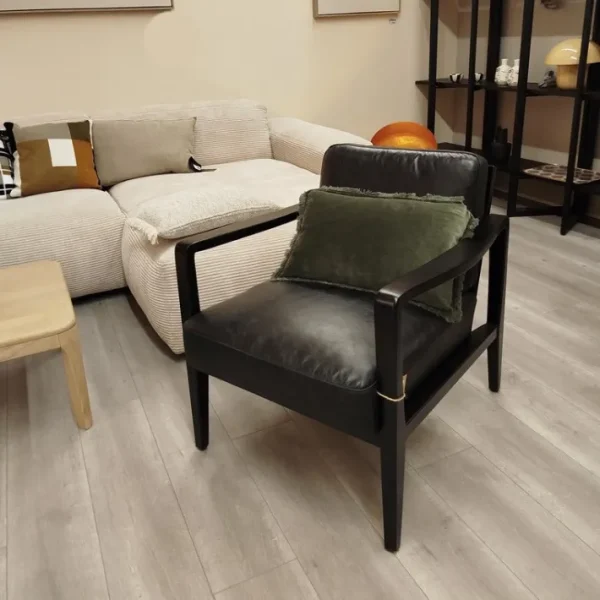 Fauteuil Nieuport cuir, Siba