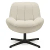 Fauteuil pivotant Pauline Écru, Opjet