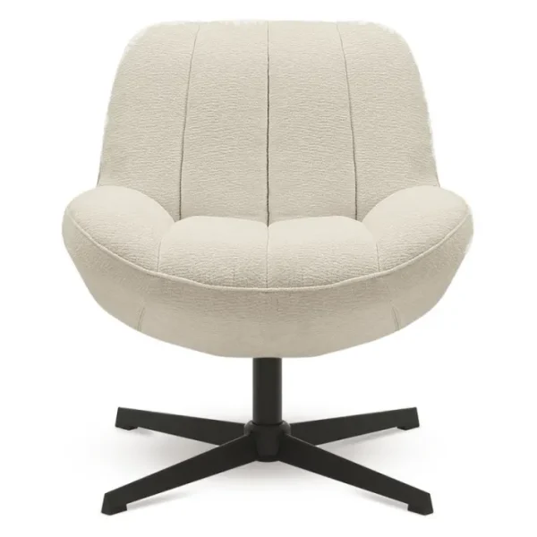 Fauteuil pivotant Pauline Écru, Opjet