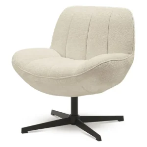 Fauteuil pivotant Pauline Écru, Opjet