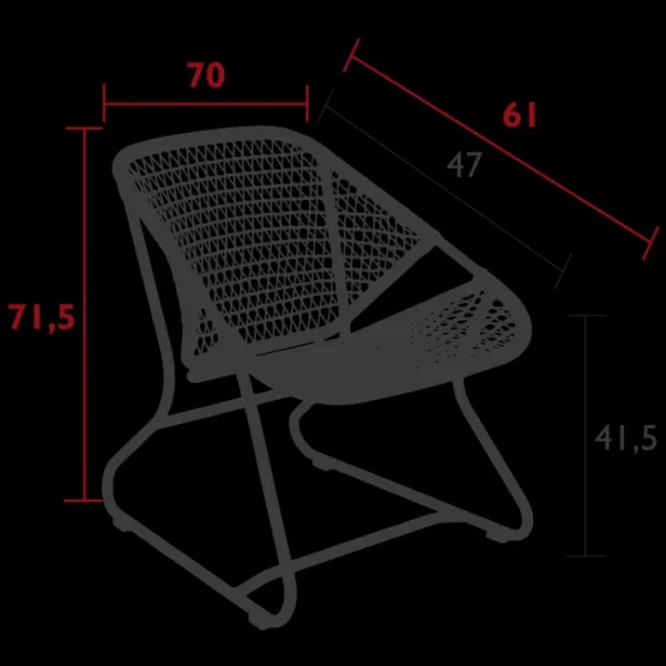 Fauteuil sixties, Fermob