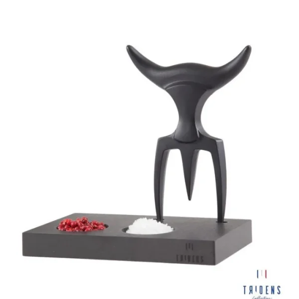 Fourchette à découper avec socle Onyx, Tridens