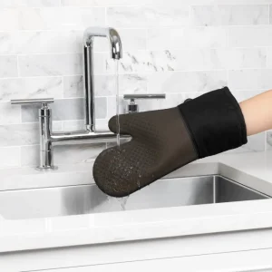 Gant à four en silicone noir, Oxo