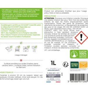 Gel au Vinaigre 14° Ecocert Soluvert, Starwax