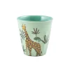 Gobelet enfant vert Jungle en mélamine, Rice