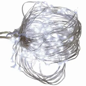 Guirlande électrique micro LED Blanc pur, Blachère illumination