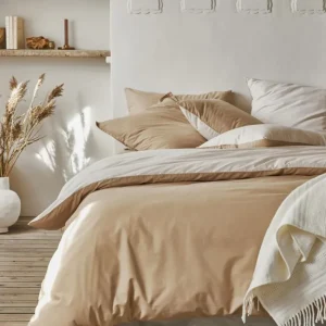 Housse de couette Bons Jours Sable Crème, Essix