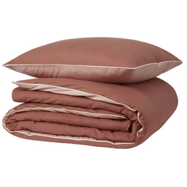 Housse de couette Bons jours rose doré, Essix