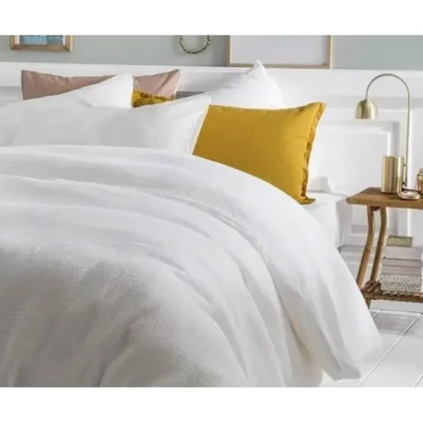 Housse de couette Tendresse Blanc, Essix