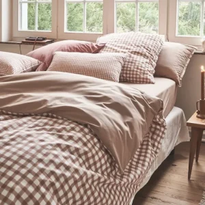 Housse de couette Vichy Beige, Essix