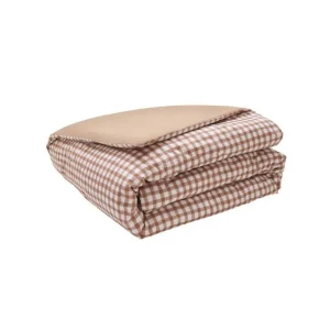 Housse de couette Vichy Beige, Essix