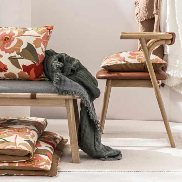 Housse de Coussin Ibiza Olive, Haomy