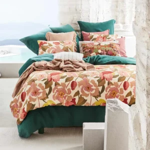 Housse d'Edredon Ibiza Olive, Haomy