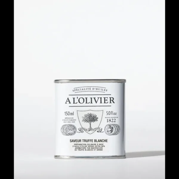Huile d'olive aromatique saveur Truffe blanche, A L'OLIVIER