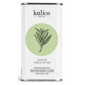 Huile d'Olive Infusée à la Sauge, Kalios