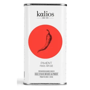 Huile d'Olive infusée au Piment, Kalios