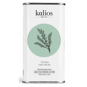 Huile d'Olive Infusée au Thym, Kalios