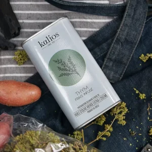 Huile d'Olive Infusée au Thym, Kalios