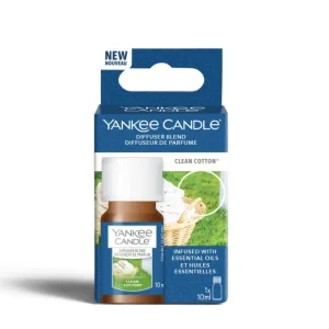 Huile parfumée Clean Cotton pour Diffuseur ultrasonique, Yankee Candle