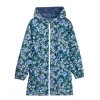 Imperméable Long Amelot Imprimé Géranium, Flotte