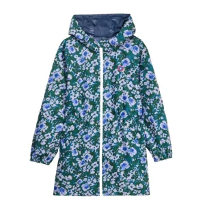 Imperméable Long Amelot Imprimé Géranium, Flotte