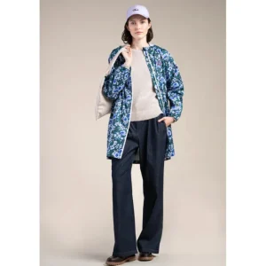 Imperméable Long Amelot Imprimé Géranium, Flotte