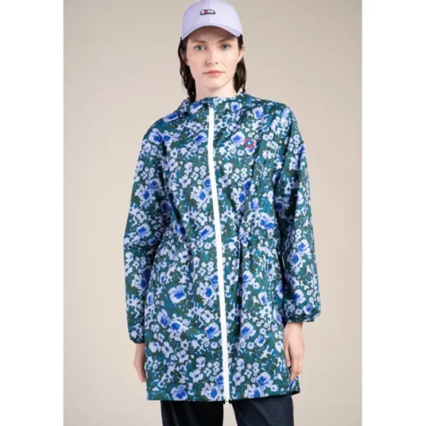 Imperméable Long Amelot Imprimé Géranium, Flotte