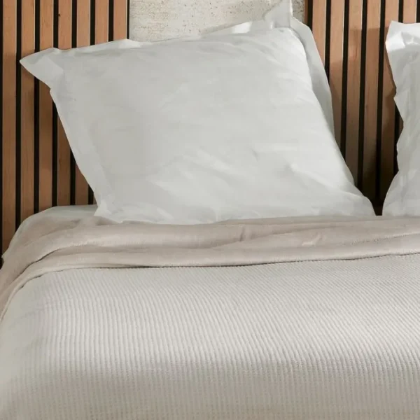 Jeté de lit Gaufré Ivoire, Linder