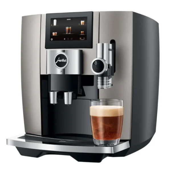 JURA Machine Automatique à Café J8 Midnight Silver EA