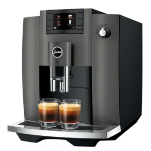 JURA Machine Automatique à café E6 Dark inox EC