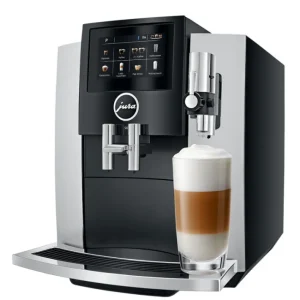 JURA Machine Automatique à Café S8 Moonlight Silver EA