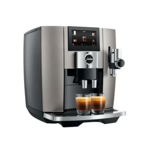 JURA Machine Automatique à Café J8 Midnight Silver EA